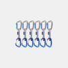 Crag Nyckellåstråd 10 cm Indikator 6-pack Quickdraws