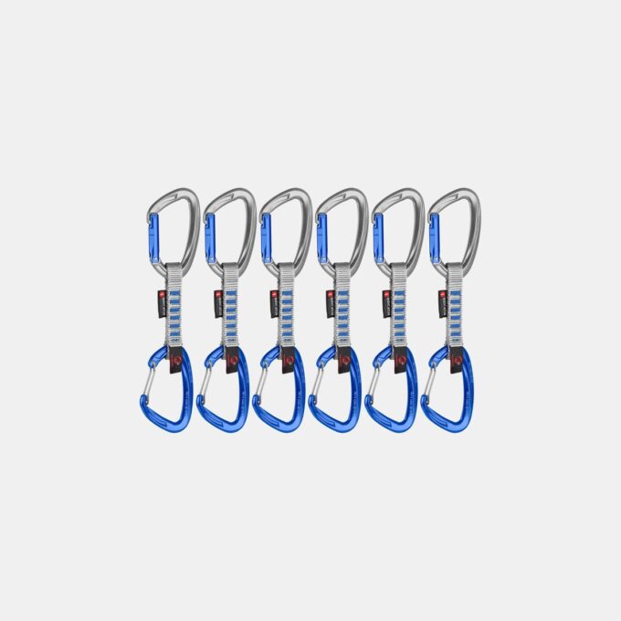 Crag Nyckellåstråd 10 cm Indikator 6-pack Quickdraws