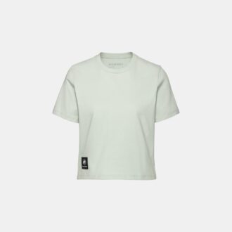 Massone T-shirt med kort tygmärke för kvinnor