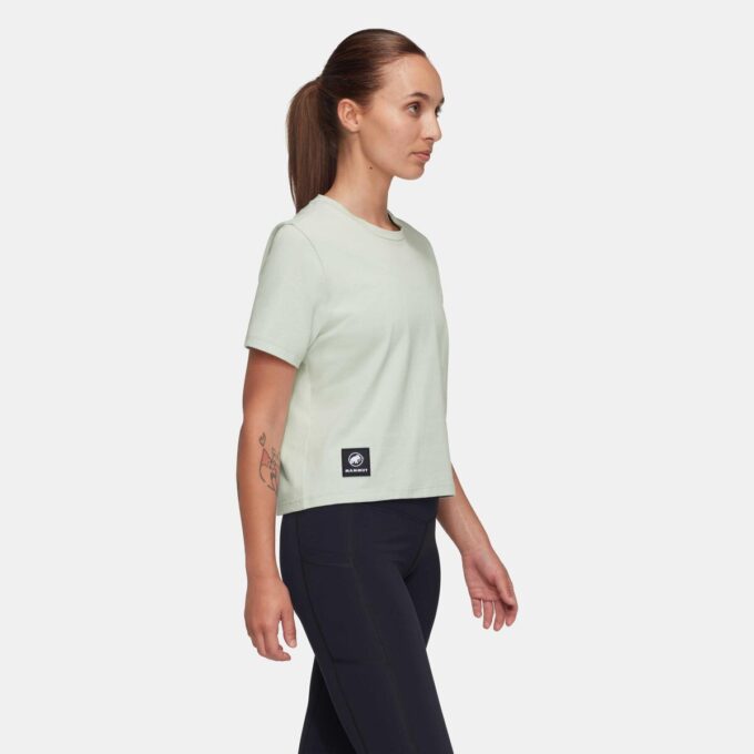 Massone T-shirt med kort tygmärke för kvinnor Massone T-shirt med kort tygmärke för kvinnor